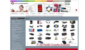 E-Commerce website screenshot